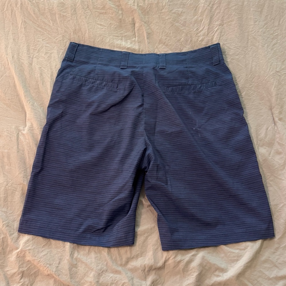 Mens Callaway Golf Shorts‎ Size 34 Blue Stripe 9" Inseam - Picture 6 of 7
